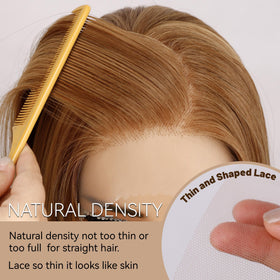 BLL Honey Blonde Wig 26-inch straight style with sunkissed highlights.