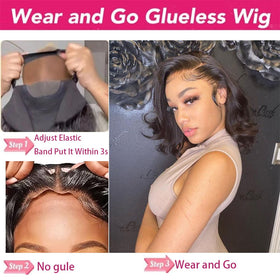 Blockice wig styled for party or vacation looks with wear-ready appeal