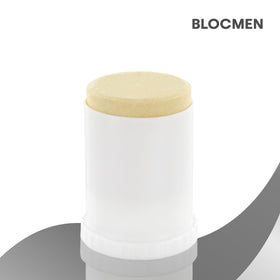 BlocMen Aloe Vera Pre-Shave application demonstrating smooth, mess-free prep