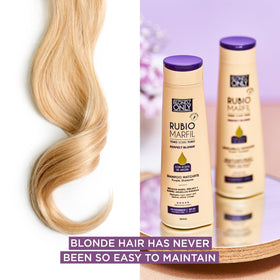 Blondz Only argan oil enriched formula nourishes while toning