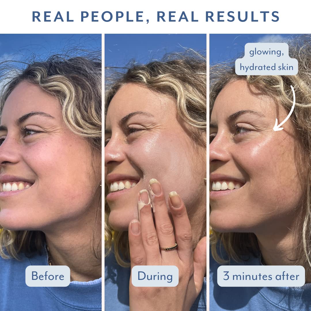 Hydration boost look from Bloomeffects Tulip Dew Serum.