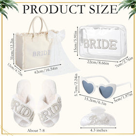 Blosssound bride gift set presents five cohesive bridal pieces in one package