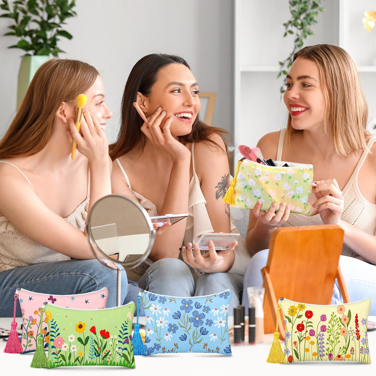 Blosssound Mothers Day gift bag set showcases floral charm and practical storage.