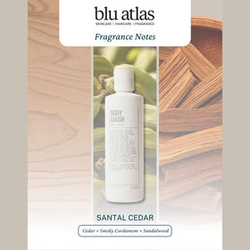 Daily-use setup showing the body wash as part of a grooming routine.