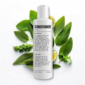 Blu Atlas Men's Natural Conditioner bottle front showcases deep moisture for all hair types