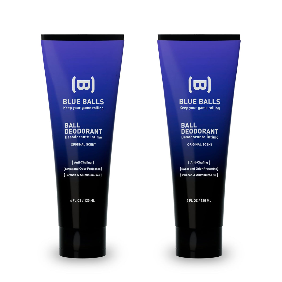 Blue Balls pack-of-two shows convenient bundle for daily freshness