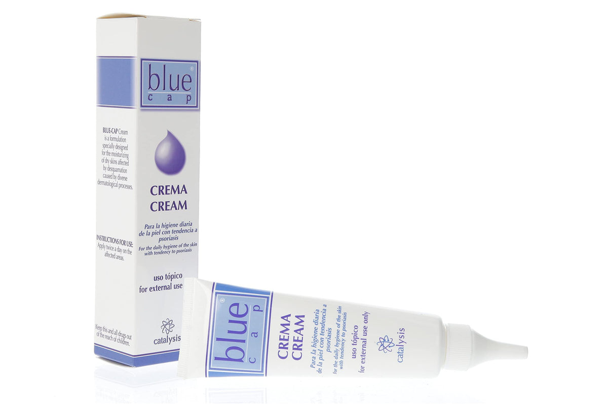 Blue Cap moisturising cream apply routine demonstrates smooth absorption and comfort.