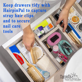 Blue Feather HairpinPal travel-friendly compact design for on-the-go styling