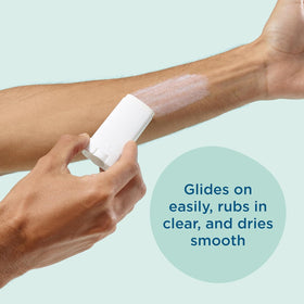 Blue Lizard Sensitive Stick with mineral formula and aloe for nourishment.