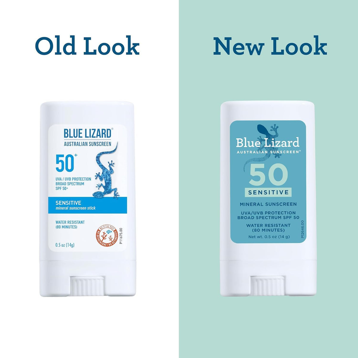Blue Lizard SPF50+ Sensitive Stick on face for quick, broad-spectrum protection.