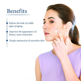 Blue Nectar 14-herbs formulation presented in bottle for aging skin nourishment
