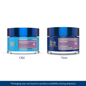 Blue Nectar day and night use photo illustrating versatile moisturizer
