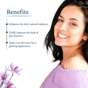 Blue Nectar Kumkumadi Oil sandalwood visuals emphasize soothing, softening properties.