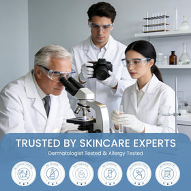 Blue Sea Sky hyaluronic acid boost delivering deep hydration to under-eye skin.