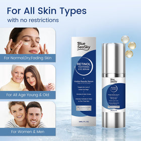Blue Sea Sky quick-absorb cream ideal for daily use under makeup.