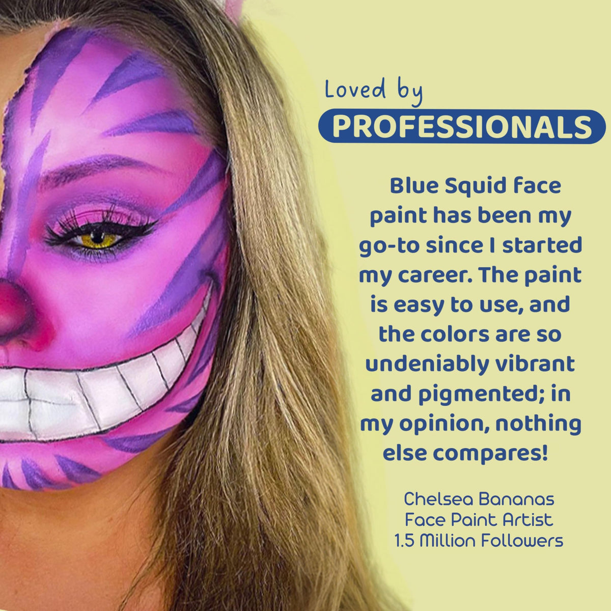 Blue Squid PRO face paint pots ready for quick color swaps and coverage
