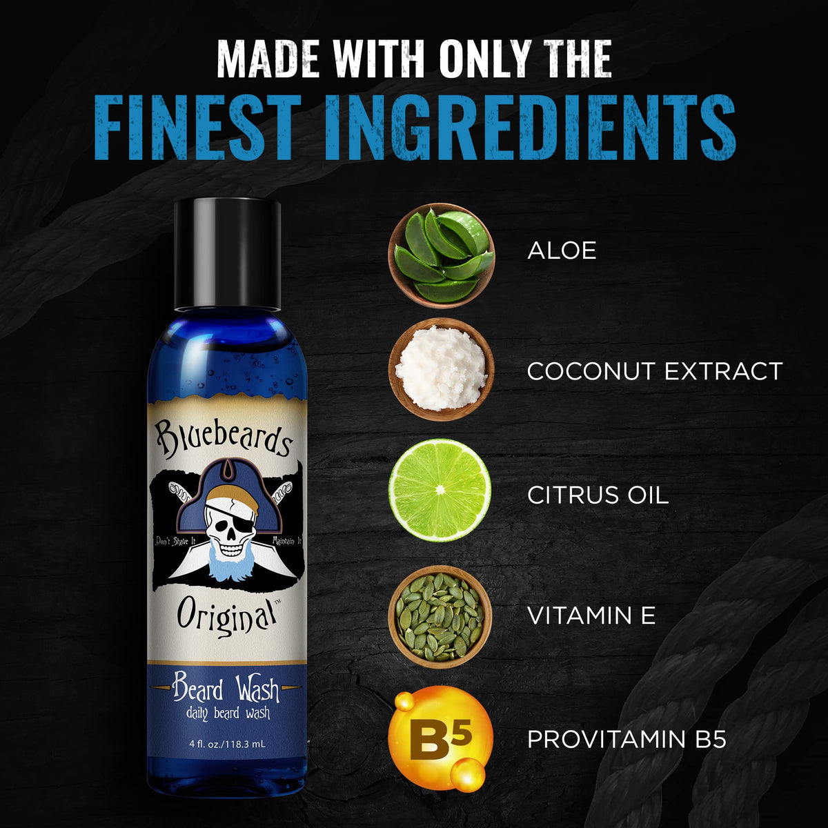 Bluebeards Original foam in hands showing easy lather and gentle wash.