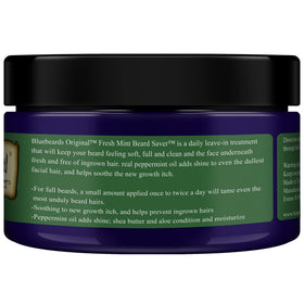 Bluebeards Original paraben-free cruelty-free branding on packaging