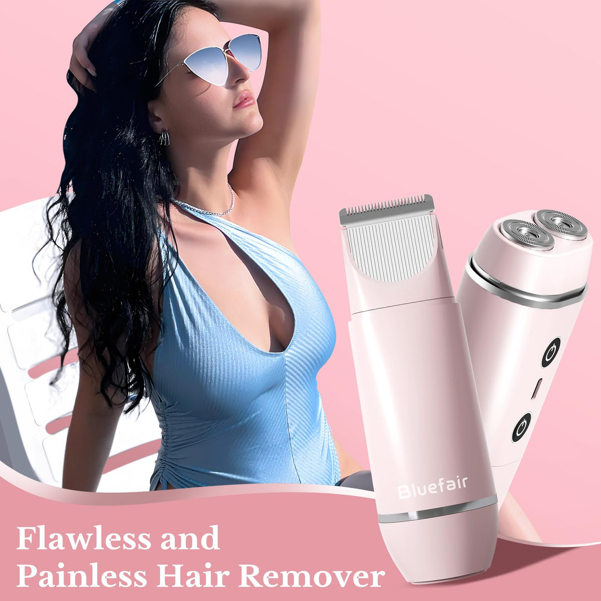 bluefair skin-friendly blades deliver comfortable shaving with reduced irritation