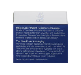 Bluelene Night Cream branding emphasizes compatibility with sensitive skin.