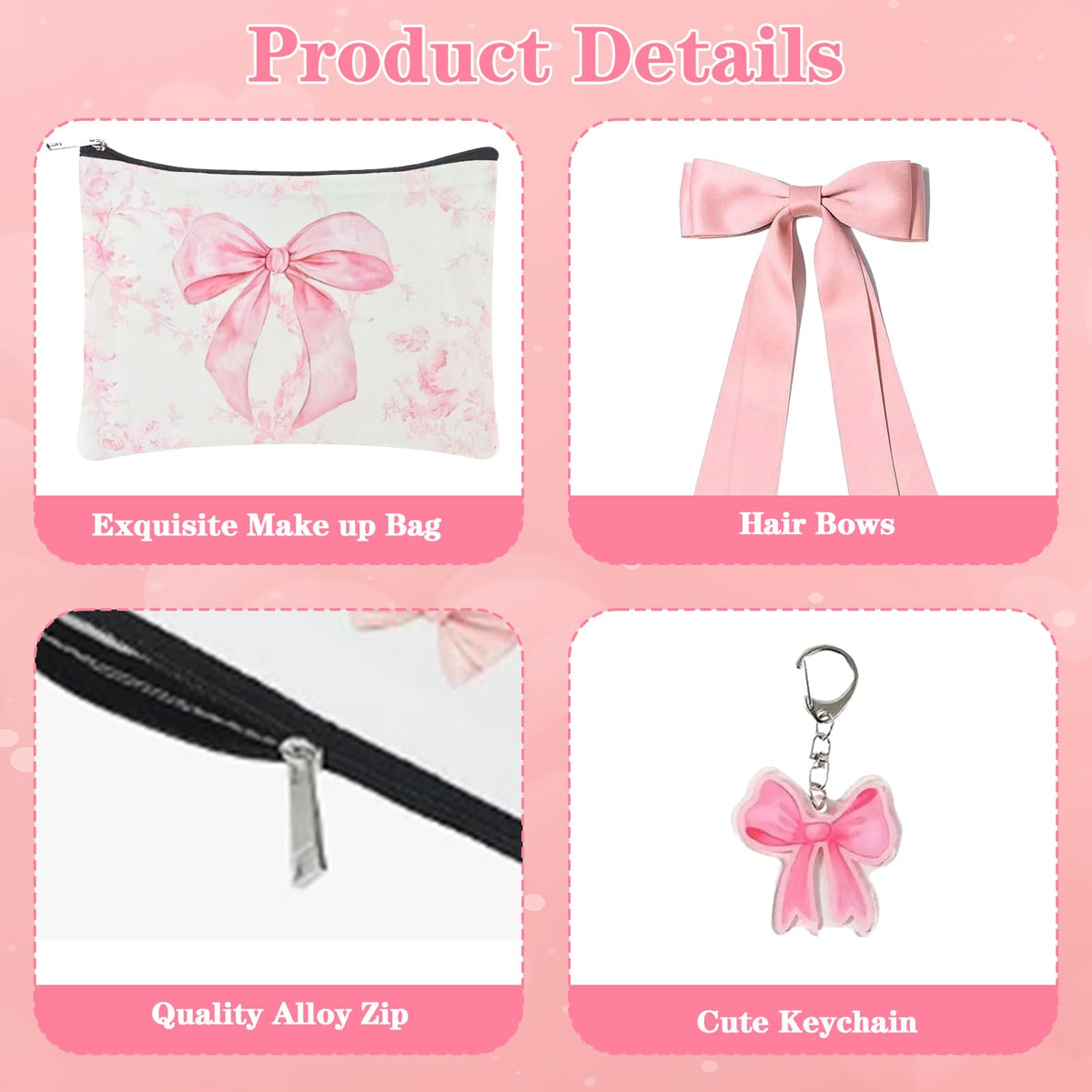 BlueRaying pink bow hairband adds a cute touch to your routine.
