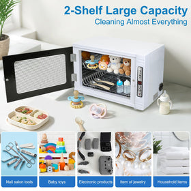 BLUETOP Nail Tool Cleaning Machine LED display for quick timing checks