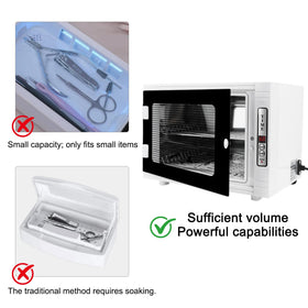 BLUETOP Nail Tool Cleaning Machine spare lamps included for uninterrupted cleaning