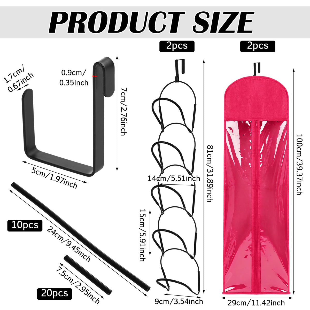 Blulu dust-proof wig bags protect wigs from dust and moisture.
