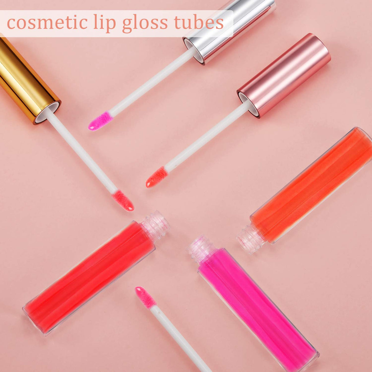 Blulu lip gloss tubes portable and compact for purse and travel