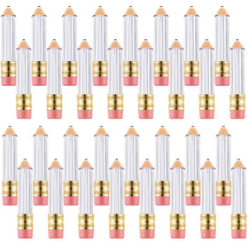Blulu pencil lip gloss tubes 24-pack ideal for DIY gifts and party favors.