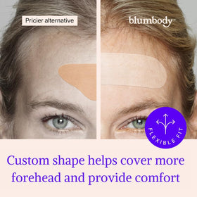 Clear, thin patches blend invisibly with the skin for comfortable wear.