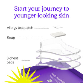 BLUMBODY decollete pads support a gentle nighttime routine