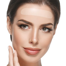 Blumbody forehead patches applied overnight may visibly soften forehead lines for a smoother look.