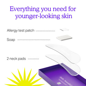 BLUMBODY Neck Patches on skin at night promoting gentle smoothing