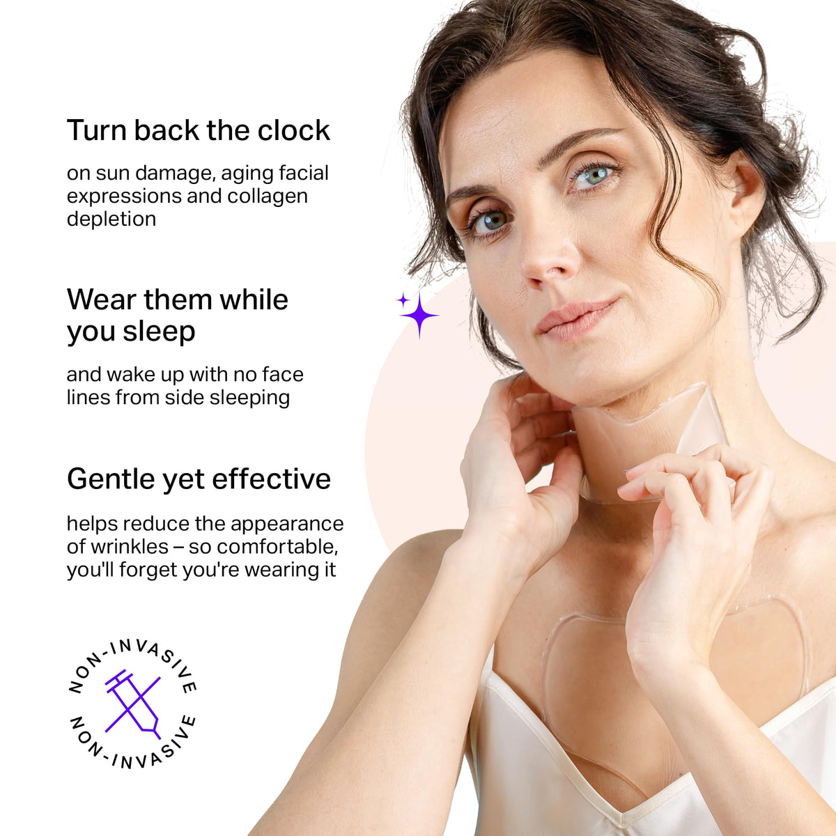 BLUMBODY night-time silicone patches for chest and neck