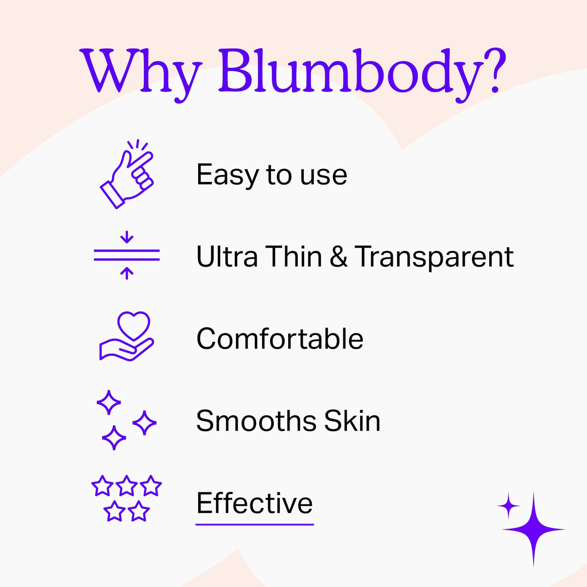 BLUMBODY custom-fit patches for all cup sizes