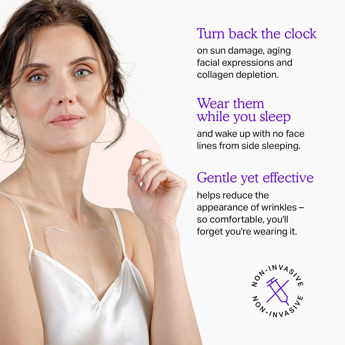 BLUMBODY silicone patches hydration feel on decollete overnight