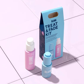 Blume vegan cruelty-free label on product packaging.