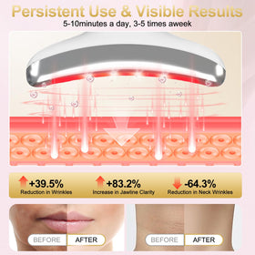 Blumskin neck face massager compact portable design for travel skincare.