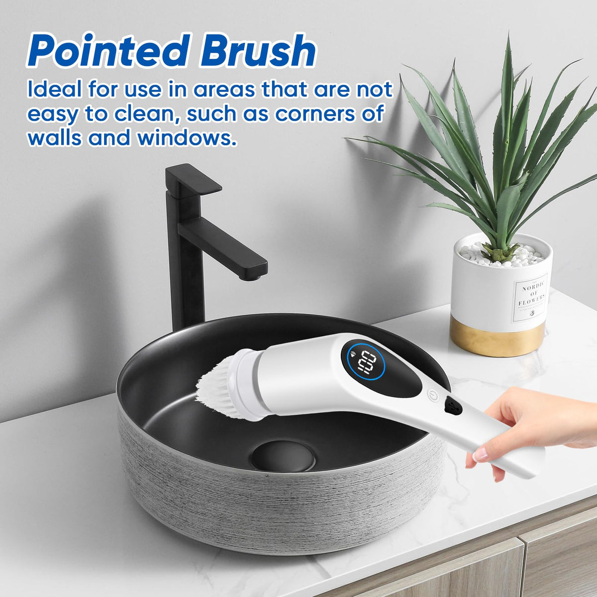 BlumWay 9-in-1 sponge head for residue removal