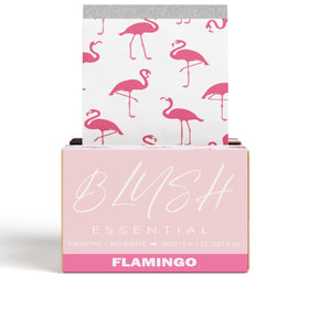 Blush Essentials easy-tear pop-up design speeds foil setup between clients.