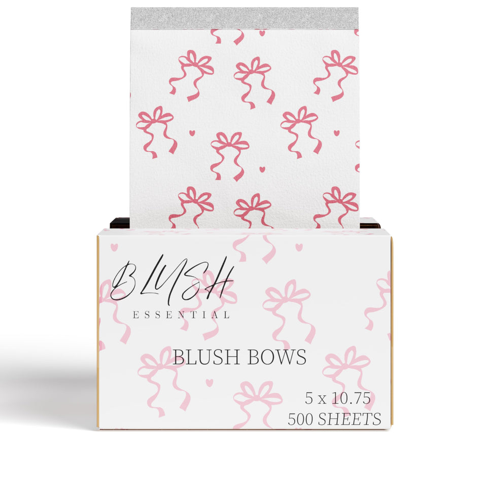 Blush Essentials hair foil 500 sheets closeup for precise balayage and highlights