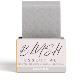 Blush Essentials foil sheets laid out for salon use and efficient setup.