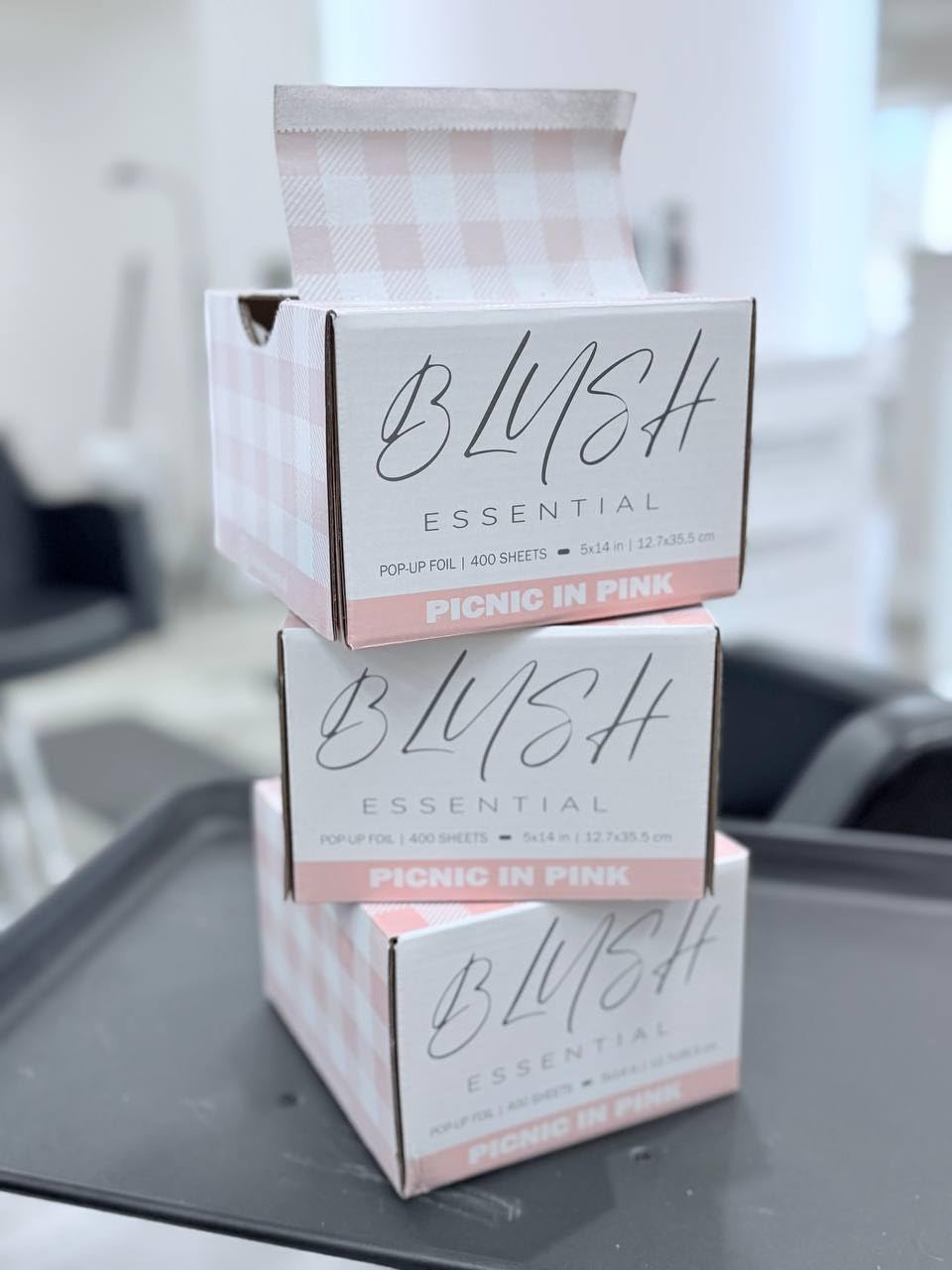 Blush Essentials orange peel texture foil provides superior grip for clean sections