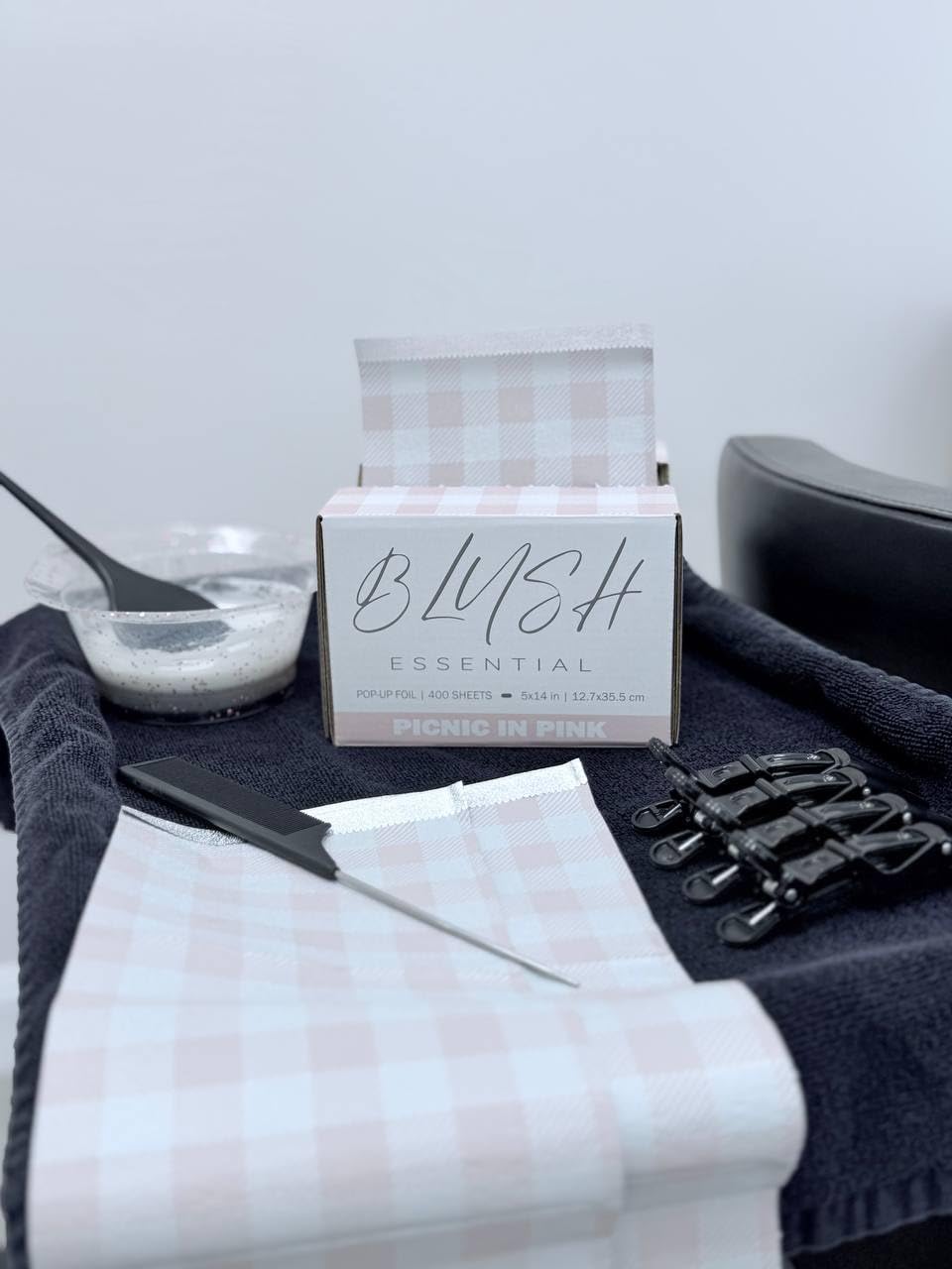 Blush Essentials picnic in pink design adds style to your workstation