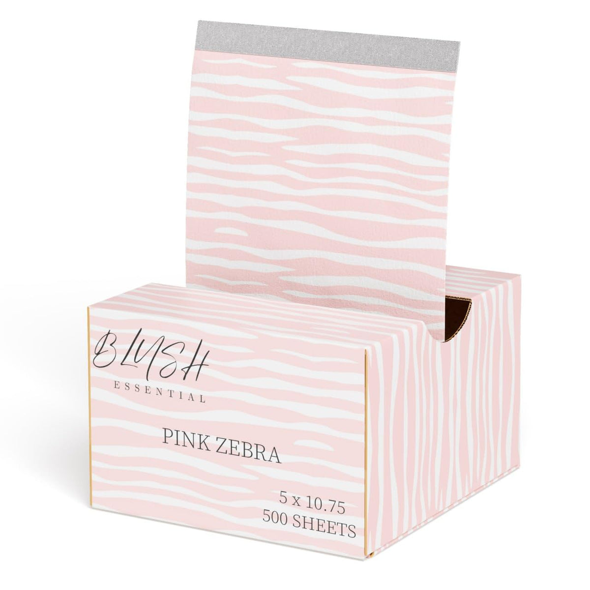 Blush Essentials Pink Zebra foils open pack for quick highlights.