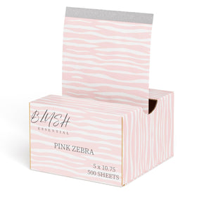 Blush Essentials Pink Zebra foils open pack for quick highlights.