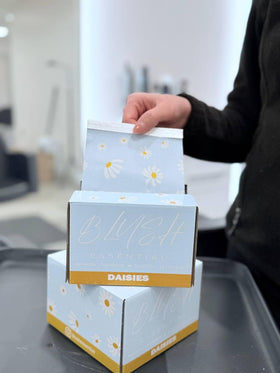 Blush Essentials professional color services rely on durable, tear-resistant foil performance.