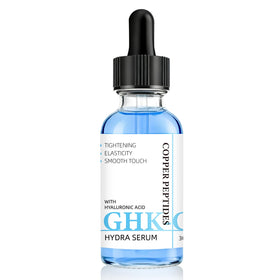 Bmrewax Copper Peptides Serum bottle close-up for radiant, refreshed skin.