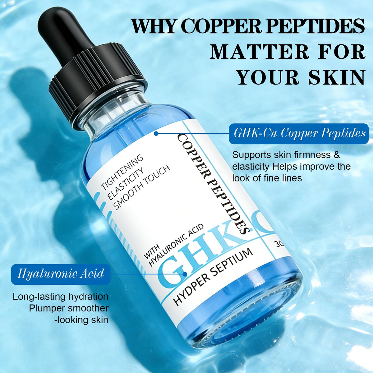 Bmrewax Serum dropper releasing formula, ready for daily routine.